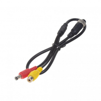 [Kabel video 4pin samice / RCA samice + DC]